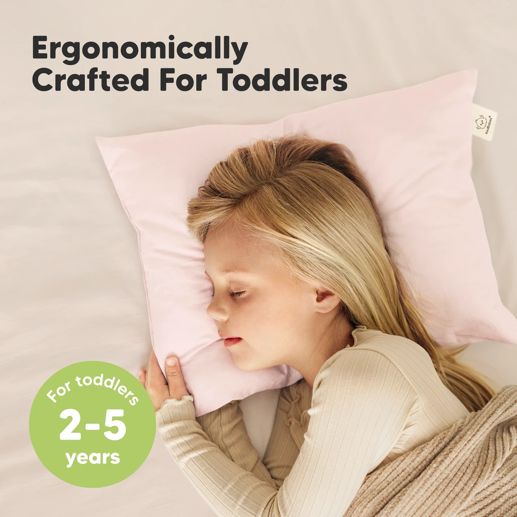 KeaBabies 2-Pack Jumbo Toddler Pillows