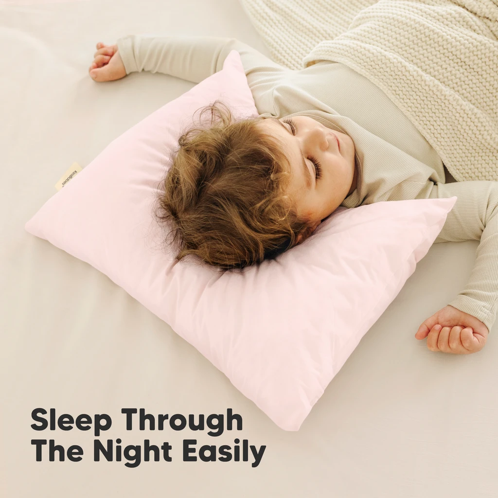 KeaBabies 2-Pack Jumbo Toddler Pillows