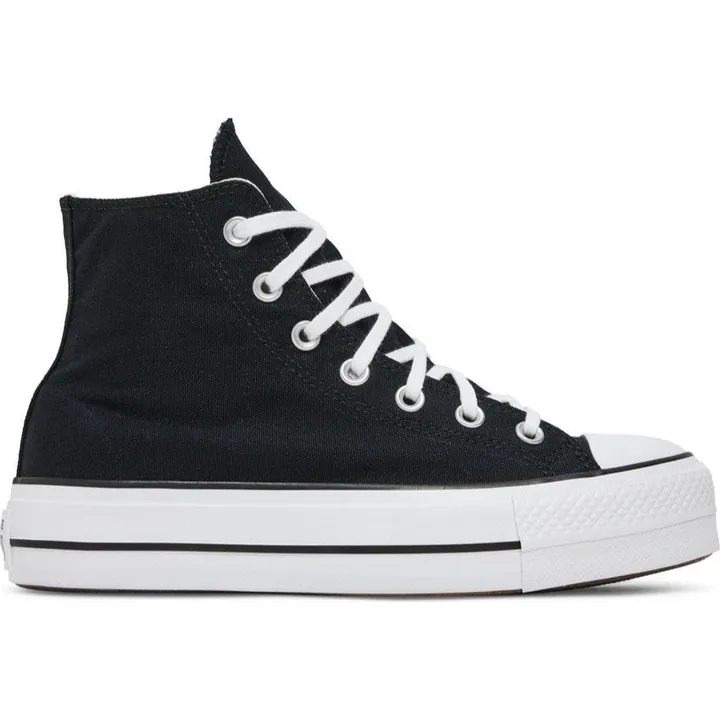 Wise Sneakers Converse Chuck Taylor All Star Hi Platform Black White (Women's)