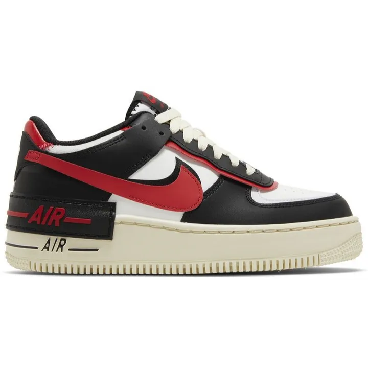 Wise Sneakers Nike Air Force 1 Low Shadow Summit White University Red Black (Women's)