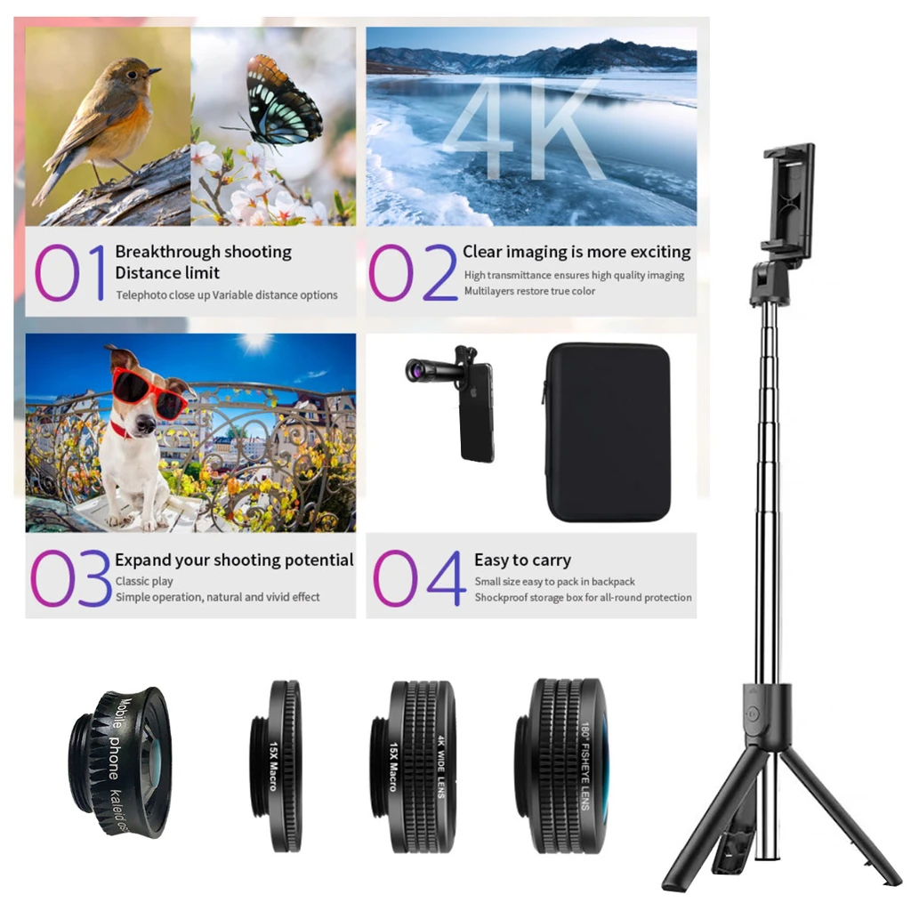 VistaShops 12 in 1 4K Photography Bundle