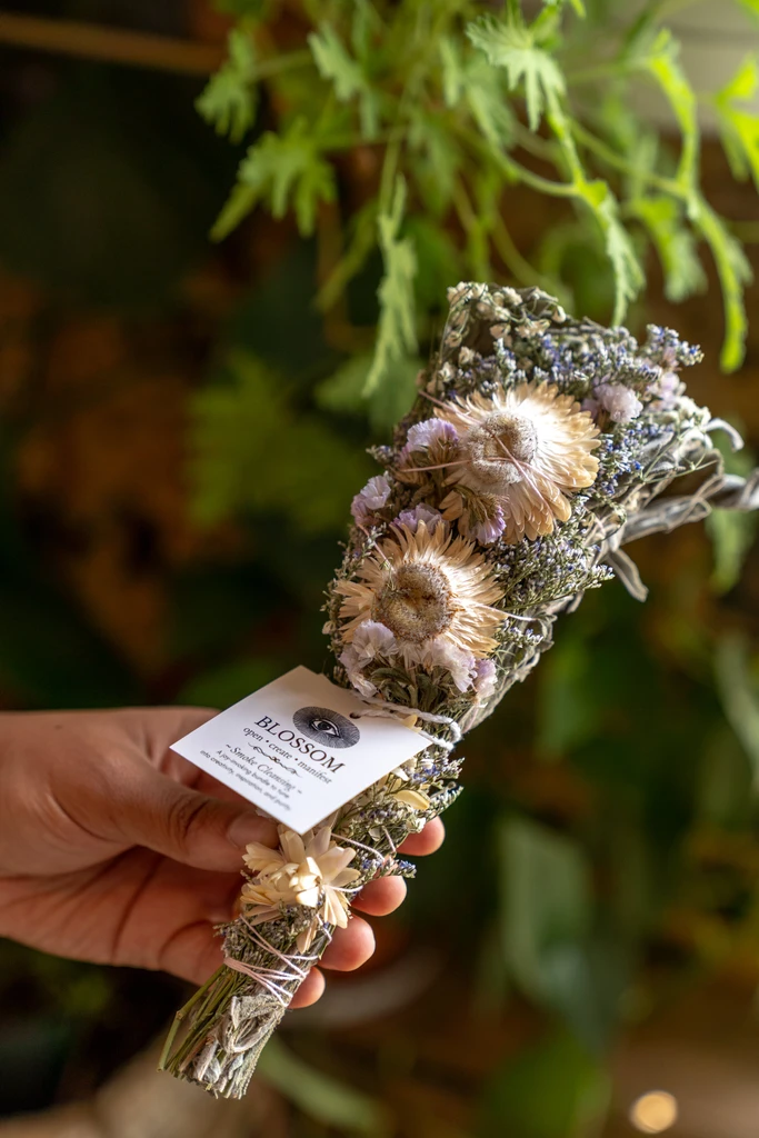Anima Mundi Apothecary Blossom Wand | Creativity Inviting Smoke Bundle