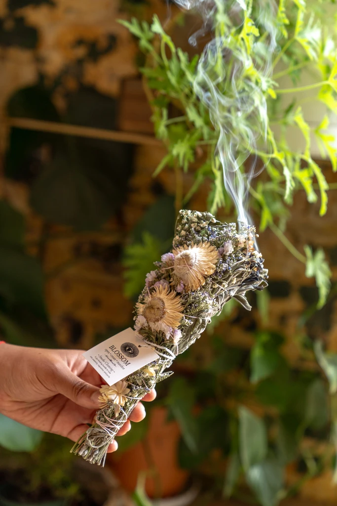 Anima Mundi Apothecary Blossom Wand | Creativity Inviting Smoke Bundle
