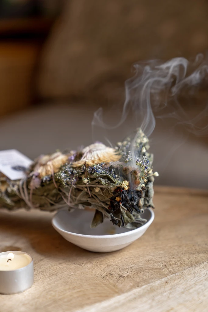 Anima Mundi Apothecary Blossom Wand | Creativity Inviting Smoke Bundle