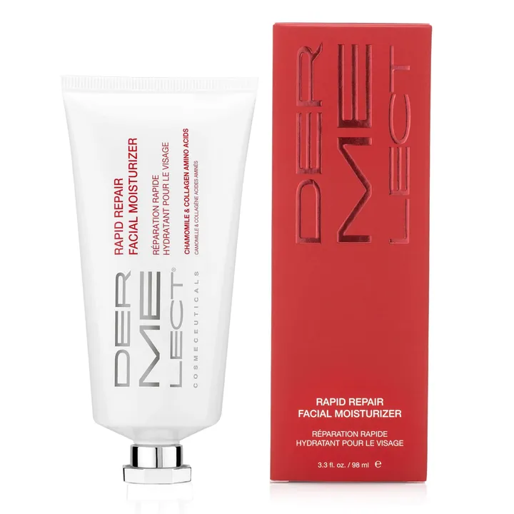 Dermelect Rapid Repair Facial Moisturizer – Lightweight, Fast - Absorbing Hydrator for Sensitive Skin | Restores, Soothes & Softens Without Greasy Residue | Daily Use, Barrier-Supporting Formula