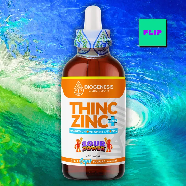 BioGenesis Laboratory Daily Energy, Immunity & Focus Booster: 7-in-1 Functional Fitness Formula | ThincZinc+ ULTRA