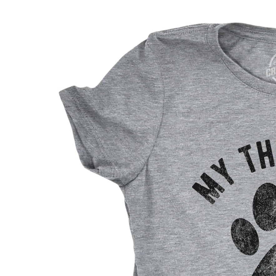 Crazy Dog T Shirts My Therapist Has Paws Women's T Shirt