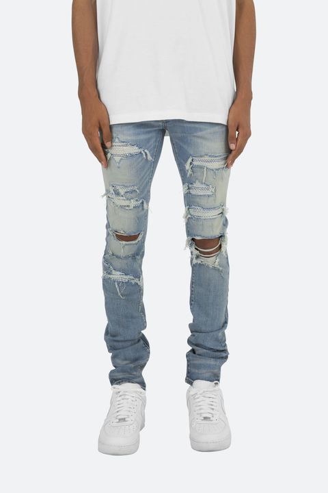 mnml RHINESTONE SKINNY DENIM サイズ30 1730555843783-930339869BLU1V1.