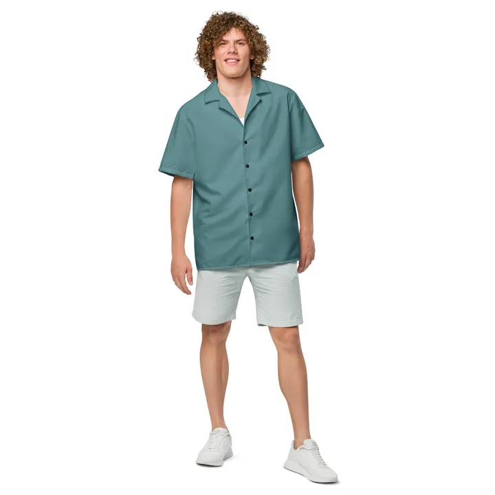 Tropical Seas Clothing Labelless Button Down Camp Shirt