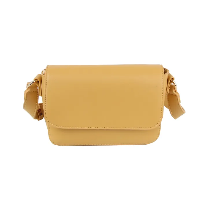 Handbag Factory Flap Design Leather Crossbody Bag