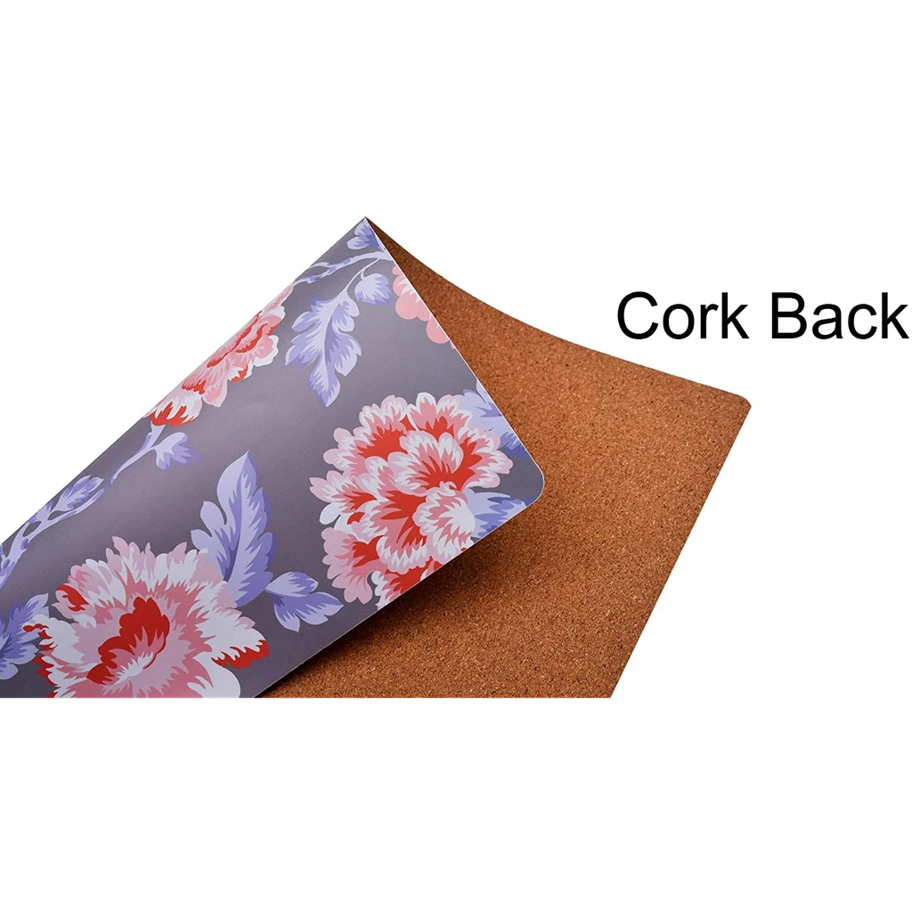 Decozen Floral Design Cork Backed Placemats