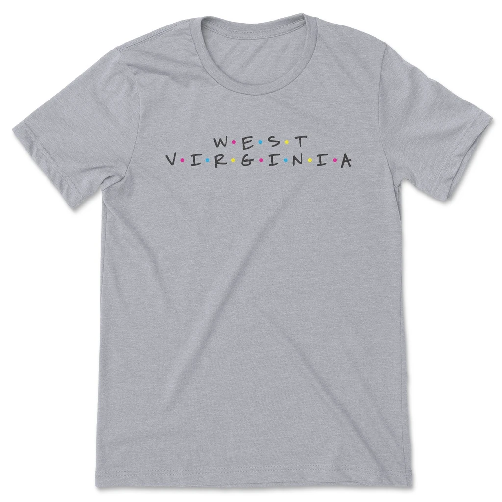 Friday Night Waffles West Virginia Friends Tee