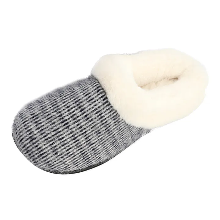 Roxoni Roxoni Mohair Upper Clog Soft Breathable Slipper