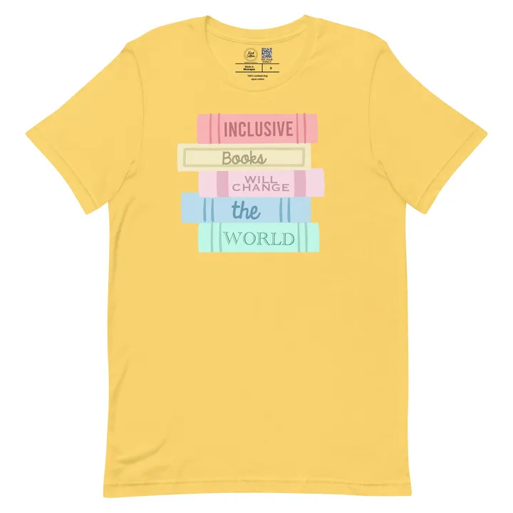 Kind Cotton Inclusive Books Stack Classic Tee