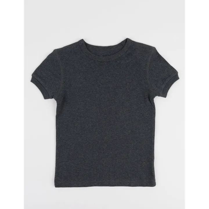 Leveret Clothing Short Sleeve Cotton T-Shirt Neutrals