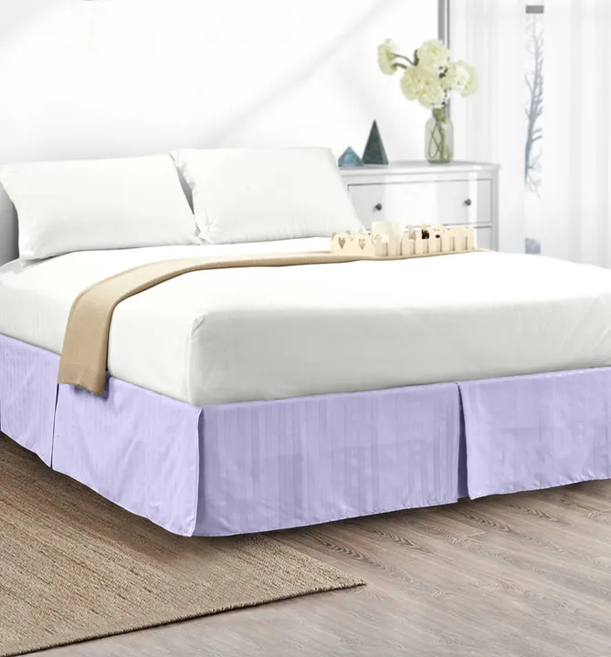 Elegant Comfort Stripe Bed Skirt
