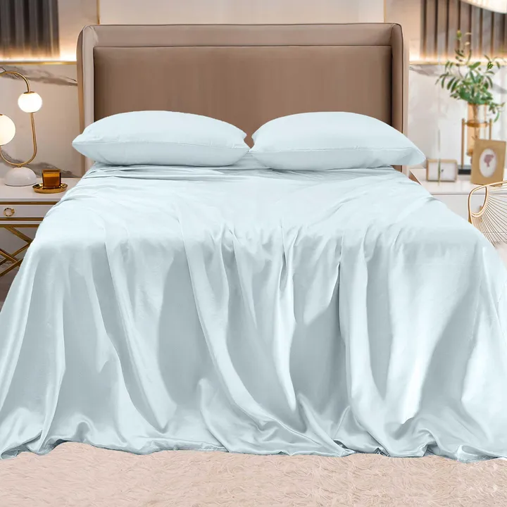 Elegant Comfort Elegant Comfort Fine 4-Piece Silky Satin Sheet Set, Bright Shades
