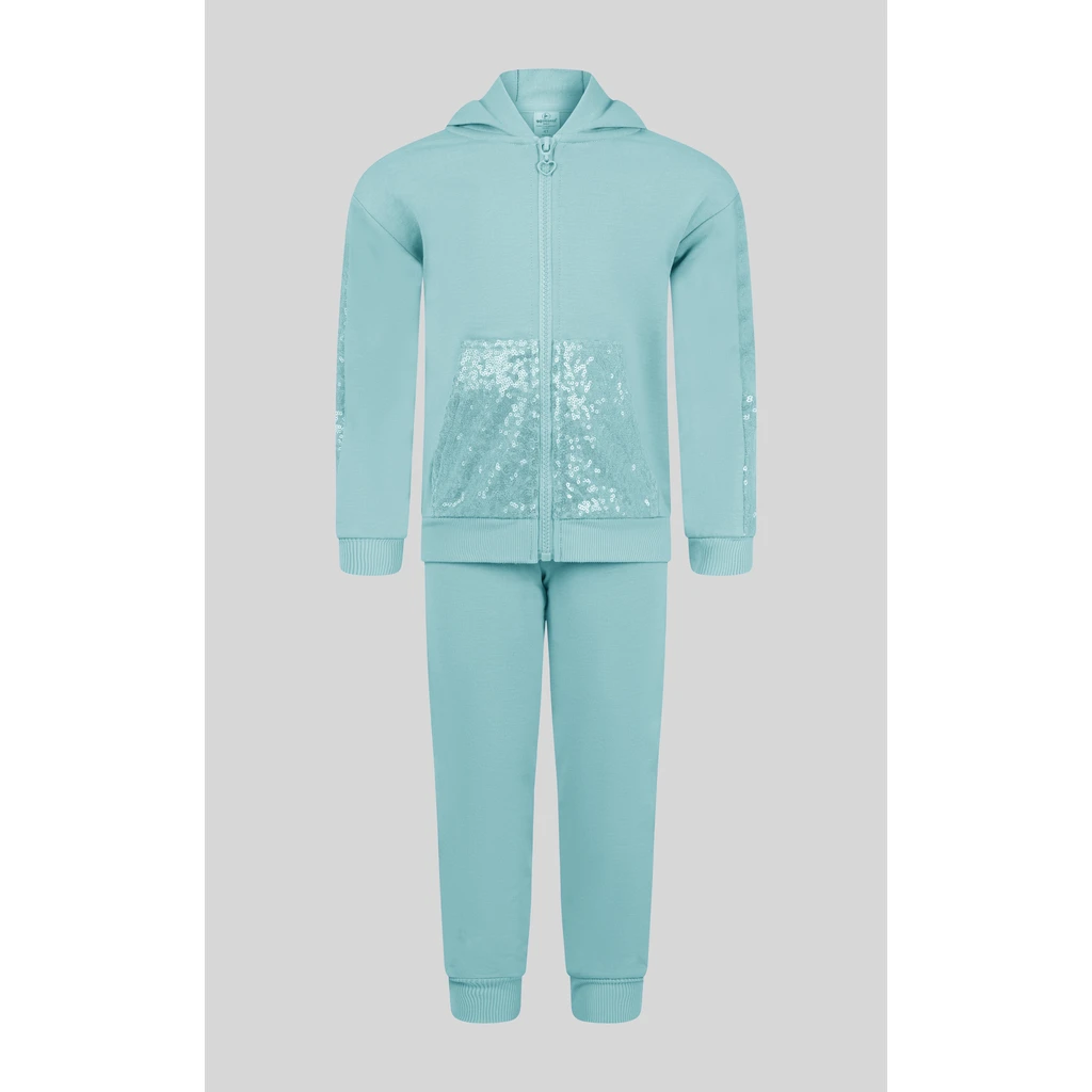 90 Degree by Reflex Brushed Terry Star Bright Hoodie Jacket & Brushed Terry Jogger Set