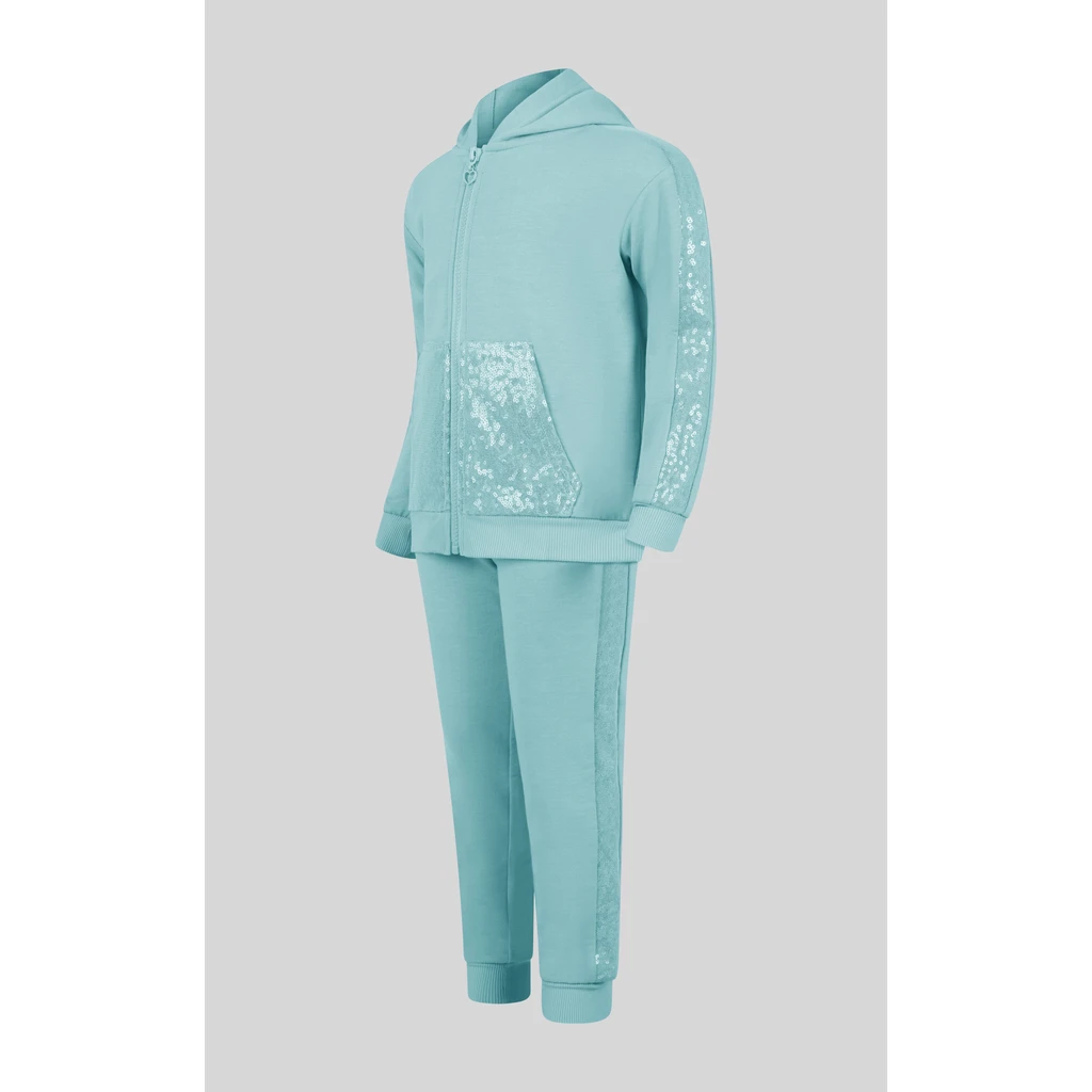 90 Degree by Reflex Brushed Terry Star Bright Hoodie Jacket & Brushed Terry Jogger Set