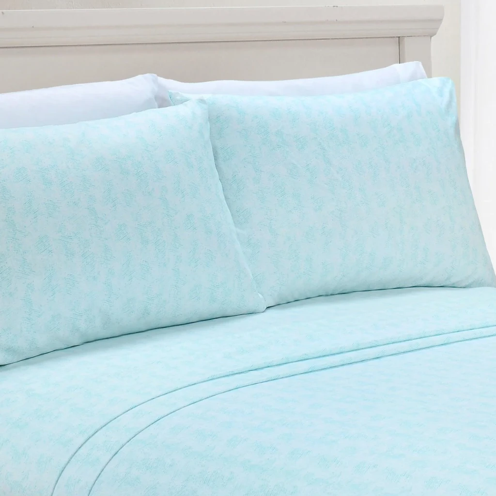 Elegant Comfort 6-Piece Floral And Stripe Pattern Sheet Set