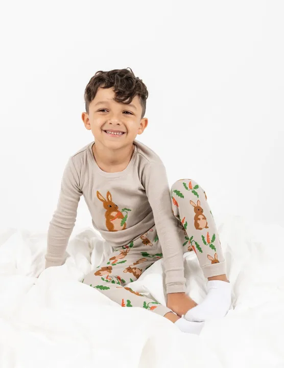 Leveret Clothing Bunny Rabbit Cotton Pajamas