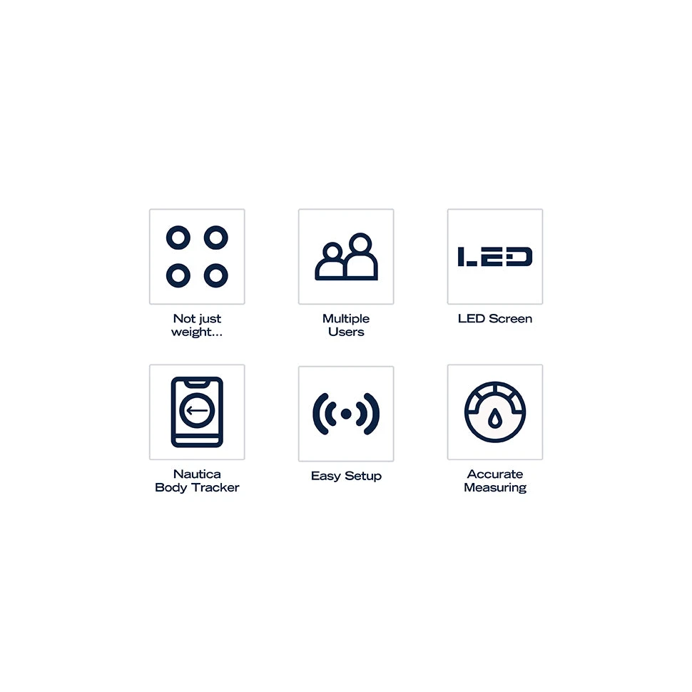 Nautica Smart Body Scale Body Tracker