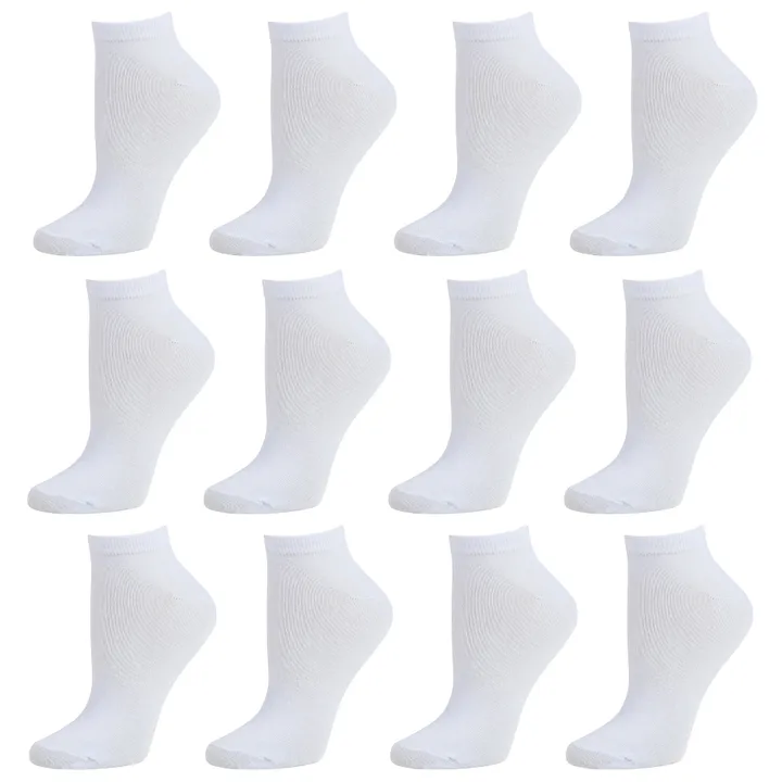 Debra Weitzner Womens Low Cut Ankle Socks - Runner Socks 12 Pairs