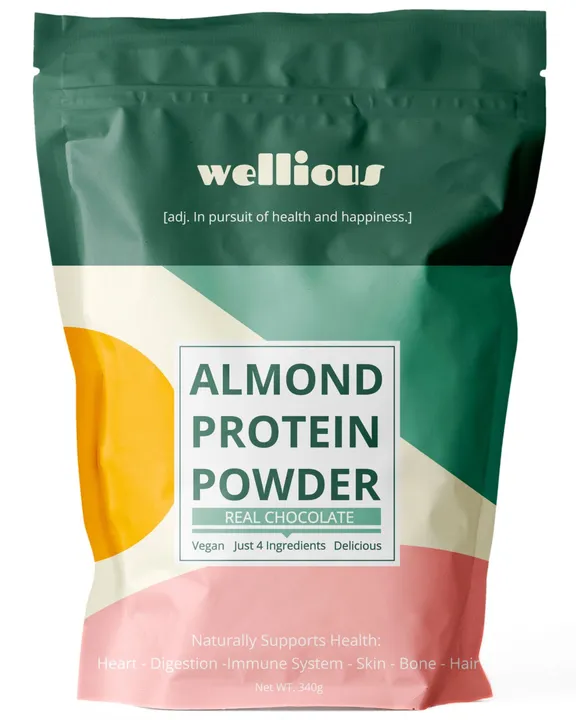 Wellious Wellious Protein Powder - Vegan, Plant-Based - Just 4 Ingredients