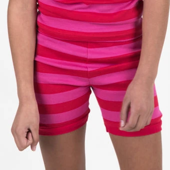 Leveret Clothing Short Sleeve Striped Cotton Pajamas