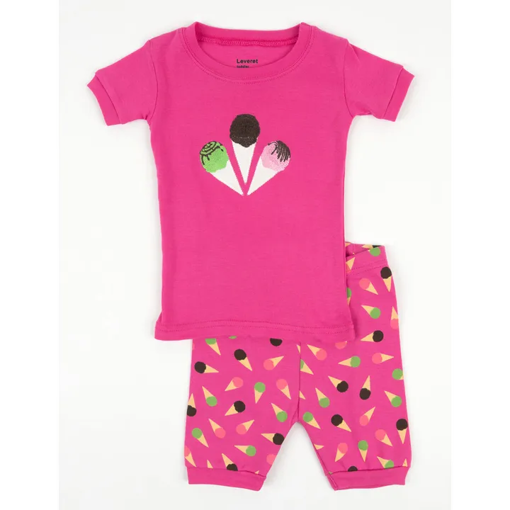 Leveret Clothing Short Sleeve Cotton Pajamas