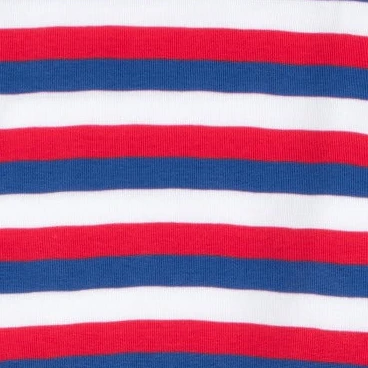 Leveret Clothing Kids Two Piece Cotton Red White & Blue Striped Pajamas