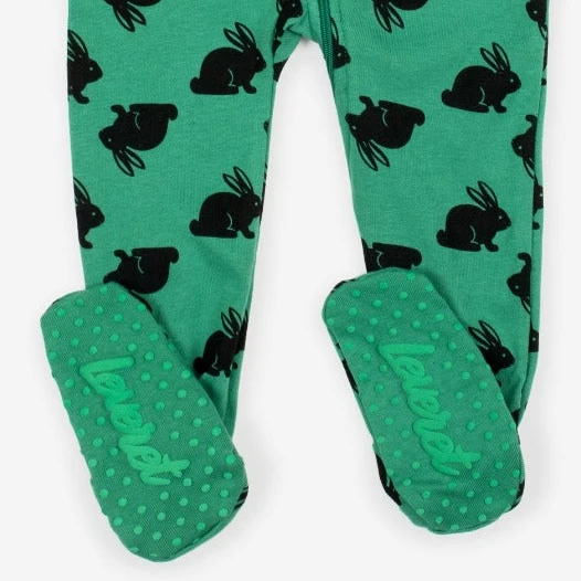 Leveret Clothing Baby Footed Bunny Pajamas