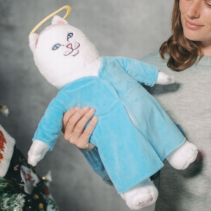 ぬいぐるみ RIPNDIP - RIPNDIP Lord Angel Plush Doll RIPnDIP “Nerm Is Lord” Angel Halo Wings Plush Doll New With
