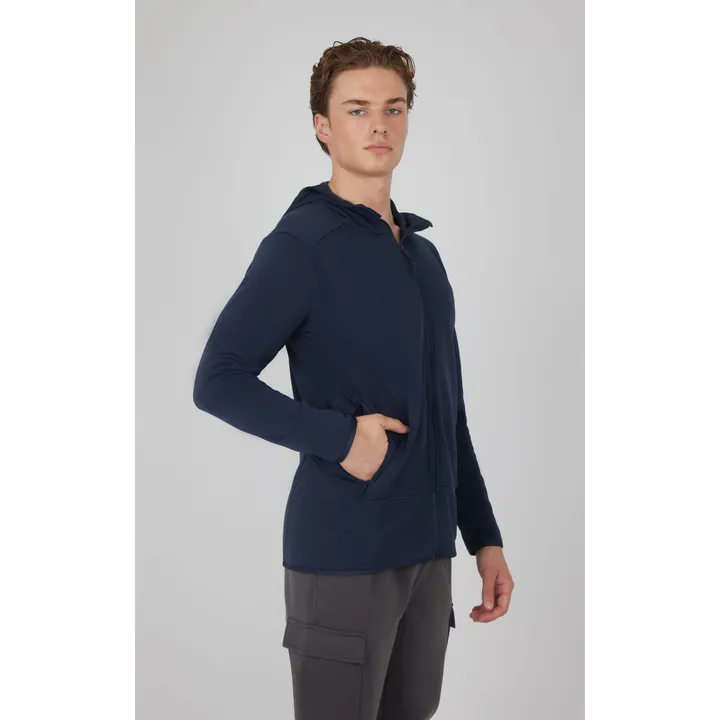 90 Degree by Reflex Mens Softlite Fleece Inside Hoodie Jacket