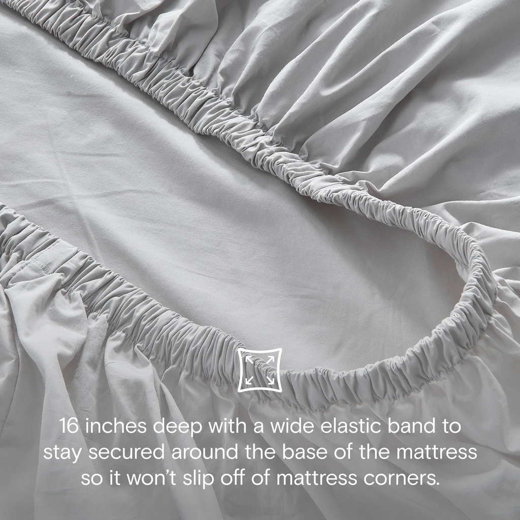 Sijo DOZ Organic Percale Sheet Set