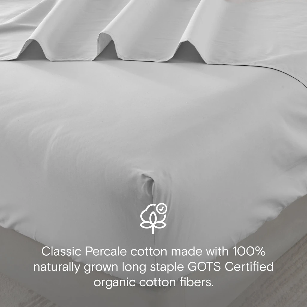 Sijo DOZ Organic Percale Sheet Set