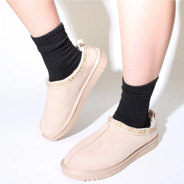 Shoe Time Women's Slippers Mini Boots Non-Slip