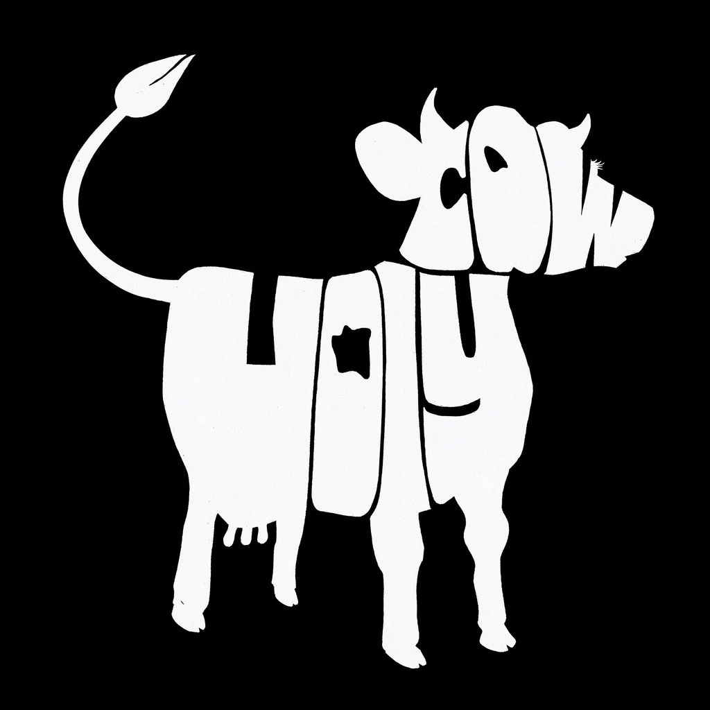 Los Angeles Pop Art Holy Cow  - Men's Word Art T-Shirt