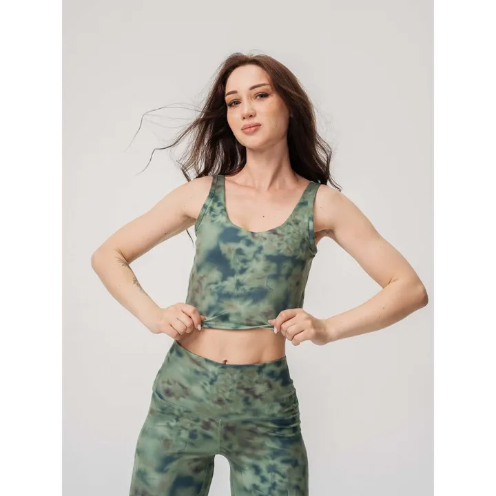 Profit Outfits Tie Dye Yoga Sports Bra