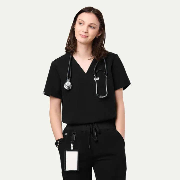 Peelzscrubs Sophia 2-pocket V-neck Scrub Top