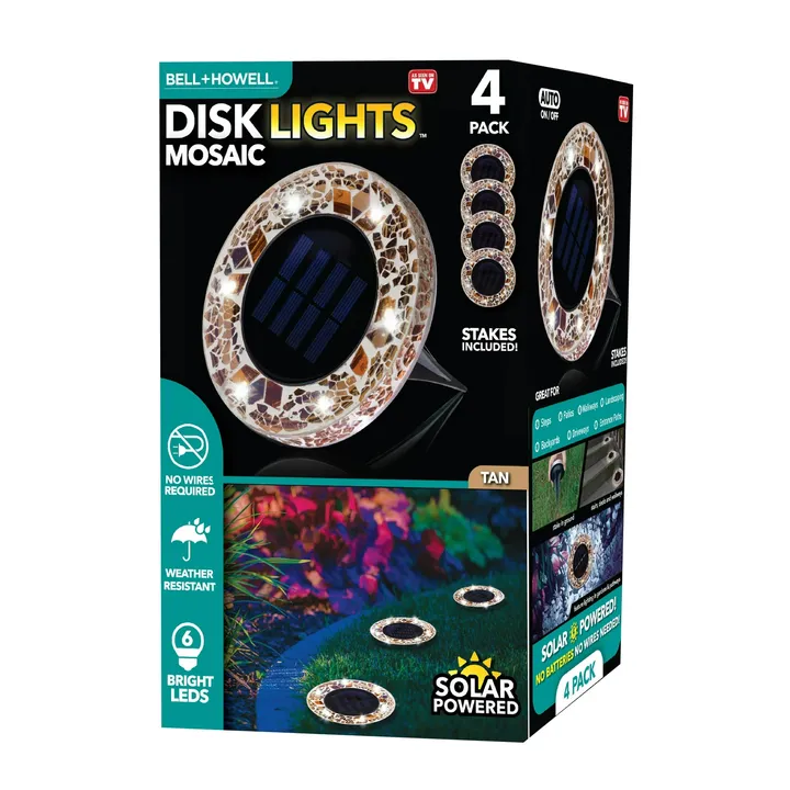 Bell + Howell Pathway & Landscape Mosaic Disk Light
