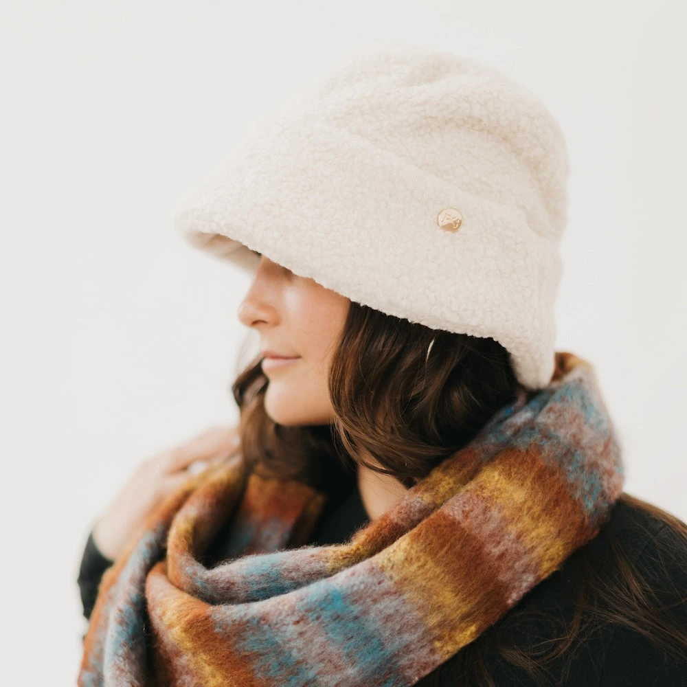 Pretty Simple Sage Sherpa Bucket Hat
