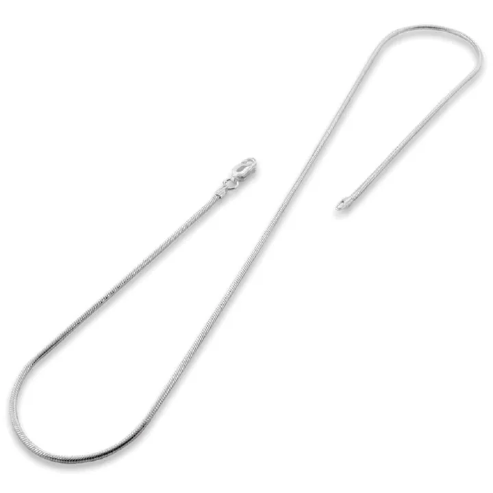 PORI JEWELRY Sterling Silver Italian Magic Snake Chain Necklace - 1.5mm