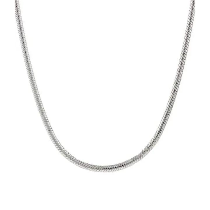 PORI JEWELRY Sterling Silver Italian Magic Snake Chain Necklace - 2.0mm