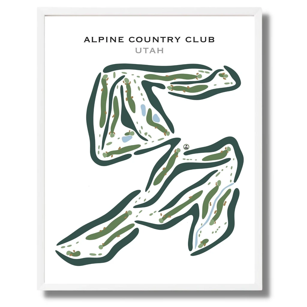 Golf Course Prints Alpine Country Club, Highland Utah - Golf Courses - Print