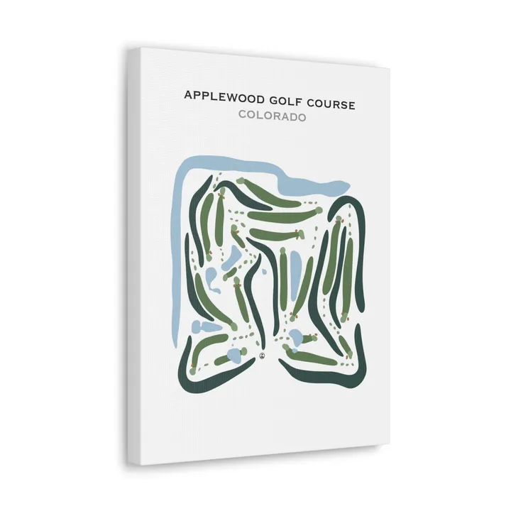 Golf Course Prints Applewood Golf Course, Colorado - Printed Golf Courses - Canvas