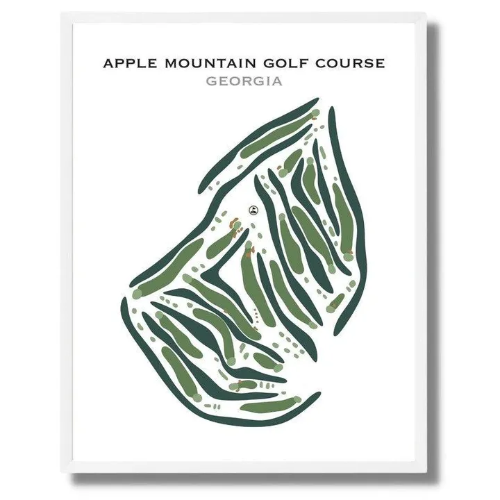 Golf Course Prints Apple Mountain Golf Course, Georgia - Canvas