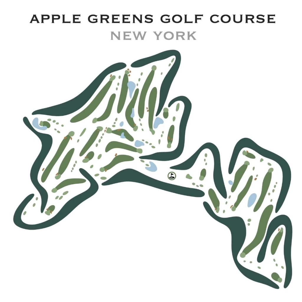 Golf Course Prints Apple Greens Golf Course, New York - Canvas