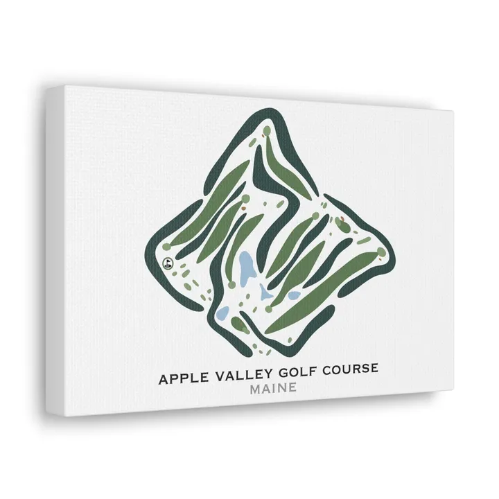Golf Course Prints Apple Valley Golf Course, Maine - Printed Golf Courses- Print