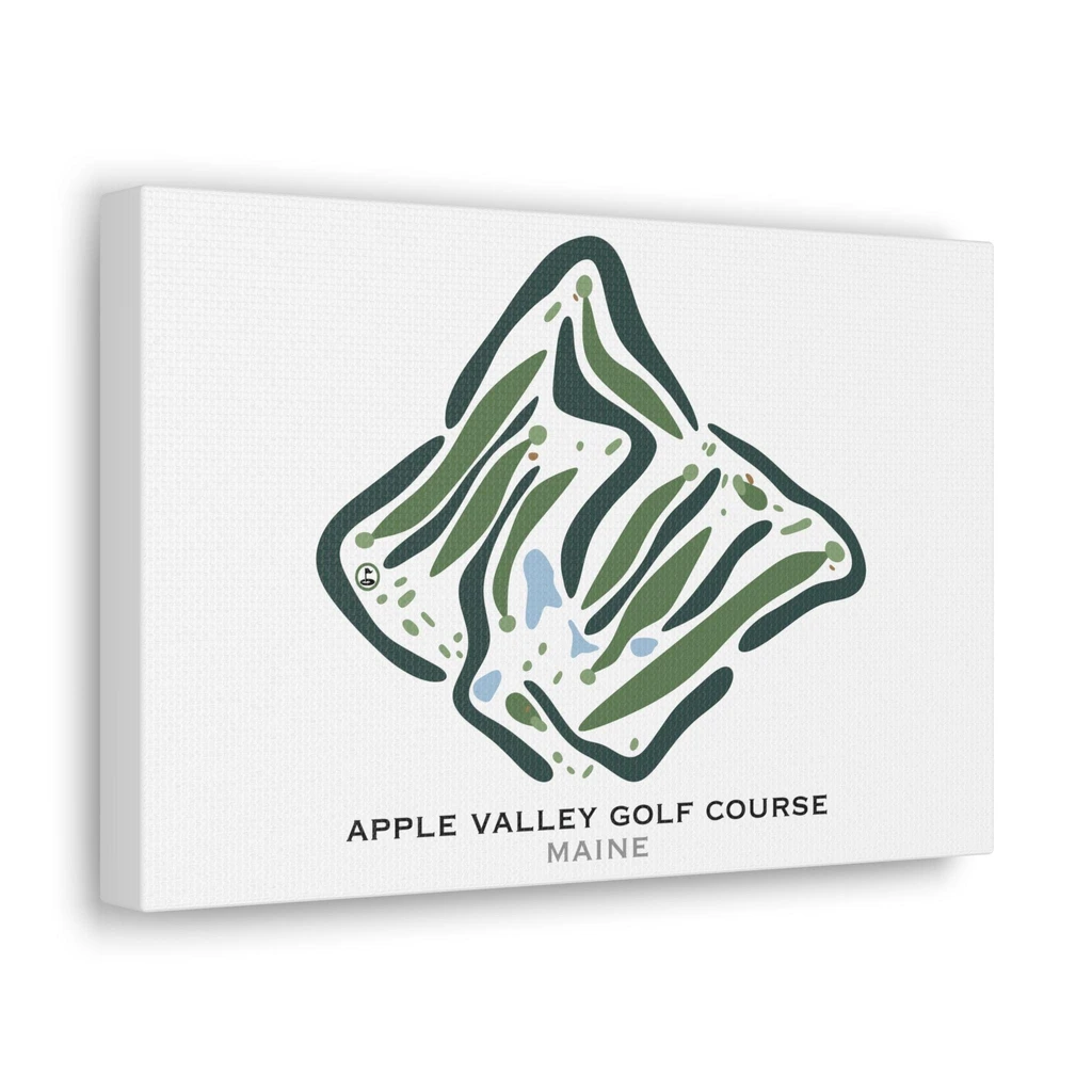 Golf Course Prints Apple Valley Golf Course, Maine - Printed Golf Courses- Print